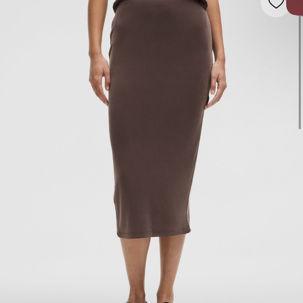 Lululemon Maxi Skirt women’s brown mauve tan XL plus size summer casual